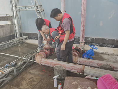 消防維保現(xiàn)場